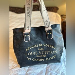 Black Louis Vuitton De Voyage Tote
